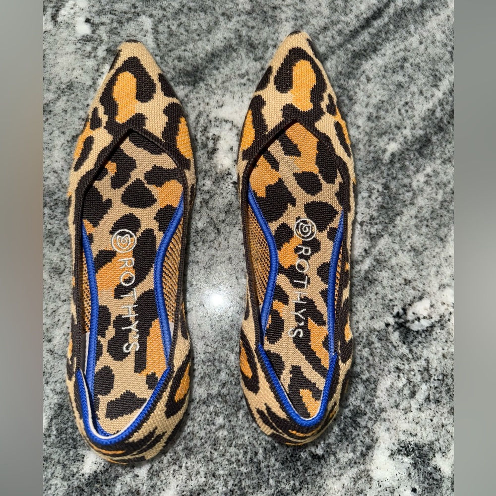 Rothy’s The Pointe II Desert Cat Excellent Condition